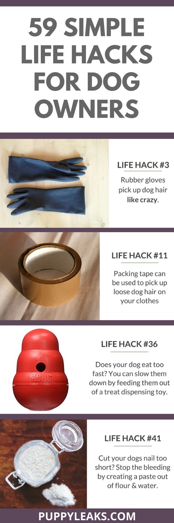 59 Simple Life Hacks for Dog Owners