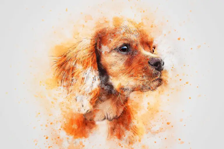 adorable dog drawing